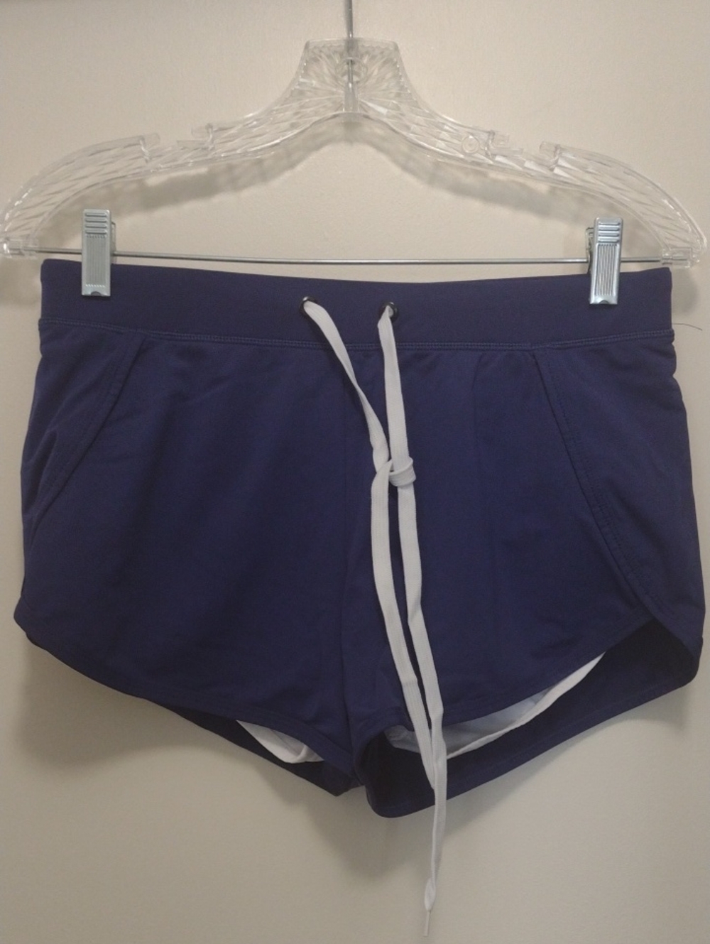Aimpact Women's Blue Athletic Drawstring Shorts (J1337)